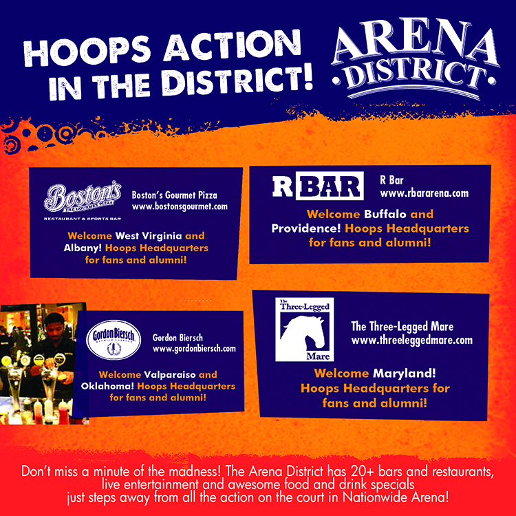 Where to watch March Madness in the District Arena District